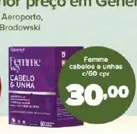 Supermercados Nori Femme cabelos e unhas oferta