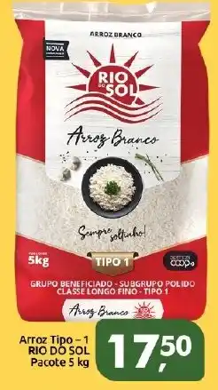Supermercados Nori Arroz branco tipo 1 rio do sol oferta