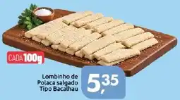 Supermercados Nori Lombinho de Polaca salgado Tipo Bacalhau oferta