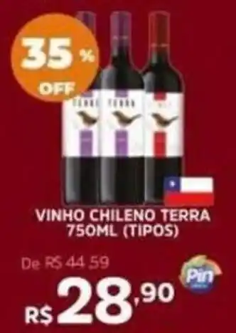 Vinho chileno terra