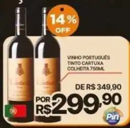 Pinheiro Supermercado vinho português tinto cartuxa oferta
