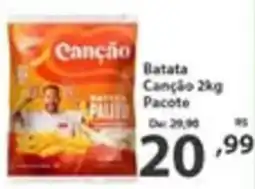 Del Moro Supermercados Batata Canção oferta