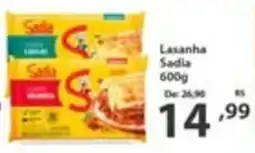 Del Moro Supermercados Lasanha Sadia oferta