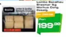 Del Moro Supermercados Lombo Bacalhau Brasmor oferta