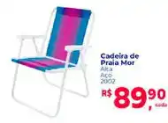 Supermercados Mateus Cadeira de Praia Mor Alta Aço 2002 oferta
