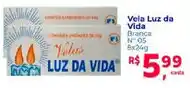Supermercados Mateus Vela luz da vida branca oferta