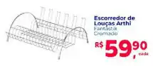 Supermercados Mateus Escorredor de Louças Arthi Fantástik Cremado oferta