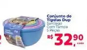 Supermercados Mateus Conjunto de Tigelas Dup Santiago Com Tampa 5 Peças oferta