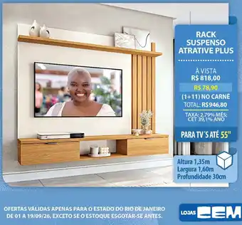 Rack suspenso atrativo plus