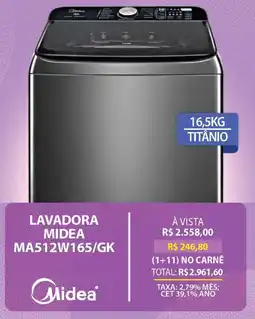 Lojas Cem Lavadora Midea MA512W165/GK oferta