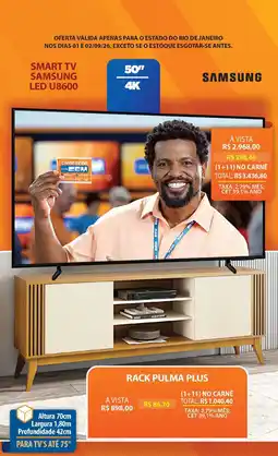 Lojas Cem Smart tv samsung led u8600 oferta