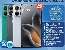Lojas Cem smartphone motorola edge 70 fusion 5g oferta