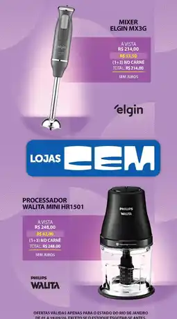 Lojas Cem Mixer elgin mx3g oferta