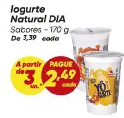 Dia Natural da vaca - logurte oferta