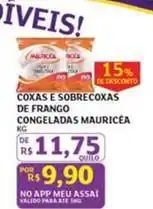 Assaí Atacadista Mauricéa - coxas e sobrecoxas de frango congeladas oferta