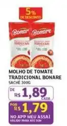 Assaí Atacadista Bonare - molho de tomate tradicional oferta