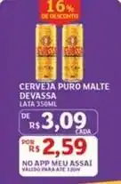 Assaí Atacadista Devassa - cerveja puro malte oferta