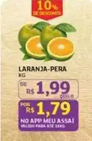 Assaí Atacadista Meu - laranja-pera oferta