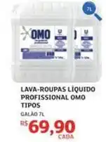 Assaí Atacadista Omo - lava-roupas líquido profissional oferta