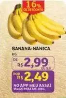Assaí Atacadista De - banana-nanica oferta