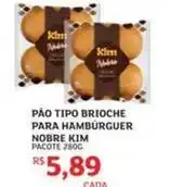 Assaí Atacadista Kim - pão tipo brioche para hambúrguer nobre oferta