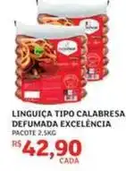 Pacote - linguiça tipo calabresa defumada excelência