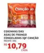Assaí Atacadista Canção - coxinhas das asas de frango congeladas iqf oferta