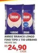 Assaí Atacadista Urbano - arroz branco longo fino tipo 1 tio oferta