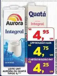 Roldão Aurora - leite uht oferta