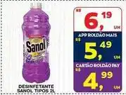 Roldão Sanol - desinfetante tipos oferta