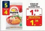 Roldão Leve - steak de frango oferta