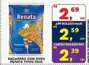 Roldão Renata - macarrão com ovos oferta