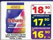 Roldão Brilhante - lava roupas em pó limpeza total oferta