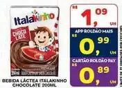 Roldão Italakinho - bebida láctea chocolate oferta
