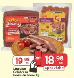 Supermercados Princesa Linguiça Calabresa oferta