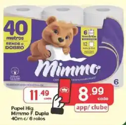 Supermercados Princesa Papel Hig Mimmo F Dupla oferta