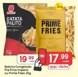 Supermercados Princesa batata congelada pré frita imperio ou prime fries oferta