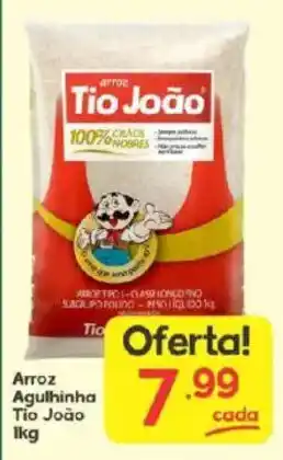 Supermercados Princesa Arroz Agulhinha Tio João oferta