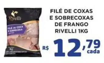 Filé de coxas e sobrecoxas de frango rivelli