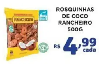 Rosquinhas de coco rancheiro