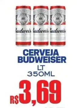 Supermercado Vitorino Cerveja budweiser oferta