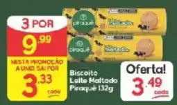 Supermercados Princesa Biscoito Leite Maltado Piraque oferta