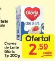 Supermercados Princesa Creme de Leite Glória oferta