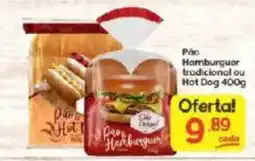 Supermercados Princesa Pão Hambúrguer tradicional ou Hot Dog oferta