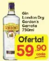 Supermercados Princesa Gin London Dry Gordon's Garrafa oferta