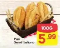 Supermercados Princesa Pão semi italiano oferta