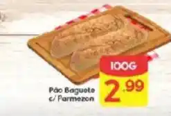 Supermercados Princesa Pão Baguete c/ Parmezan oferta