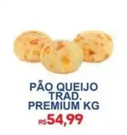 Supermercado Vitorino pão queijo trad. premium kg oferta