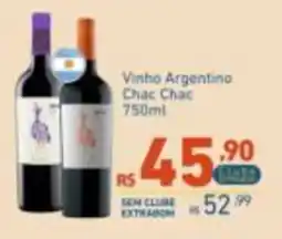 Extrabom Supermercados Vinho Argentino Chac Chac oferta