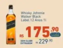 Extrabom Supermercados Whisky Johnnie Walker Black Label 12 Anos 1l oferta